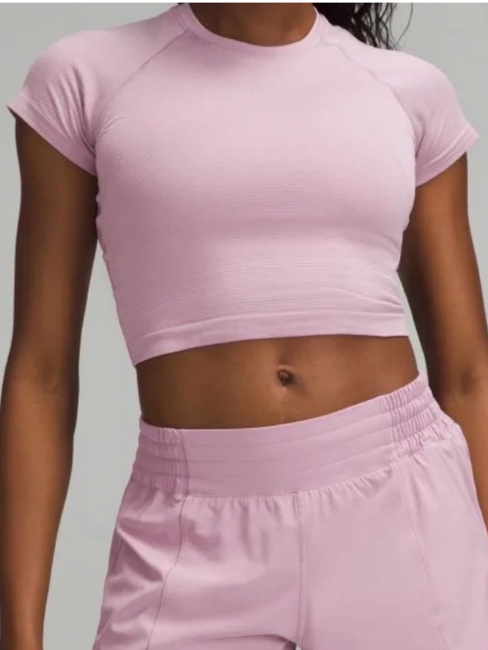 Lululemon Swiftly Tech Cropped Short-Sleeve Shirt 2.0